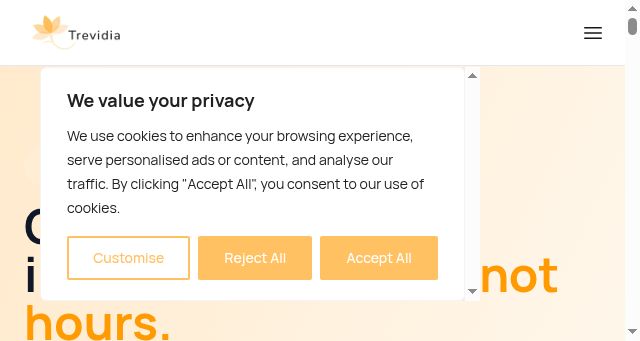 Screenshot of trevidia.com