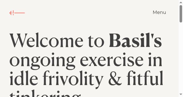 Screenshot of trivial.observer