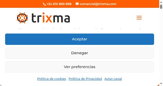 Screenshot of trixma.com