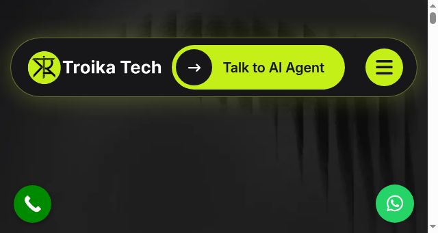 Screenshot of troikatech.in