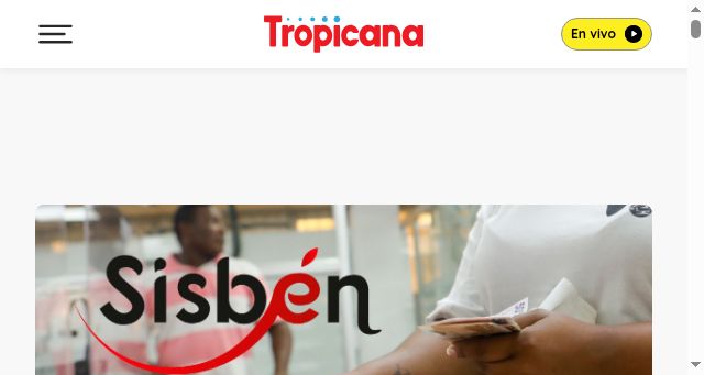 Screenshot of tropicanafm.com