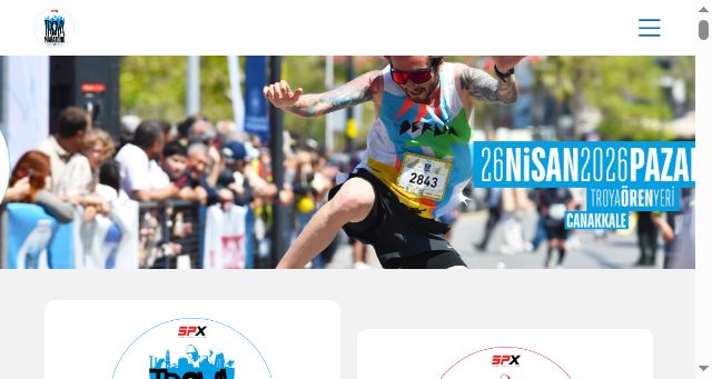 Screenshot of troyamaratonu.com