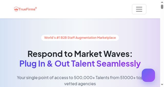 Screenshot of truefirms.co