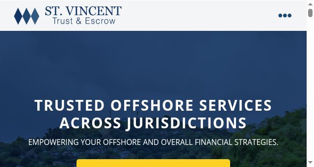 Screenshot of truststvincent.com