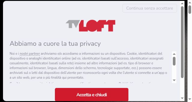 Screenshot of tvloft.it