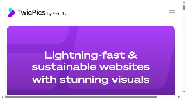 Screenshot of twicpics.com