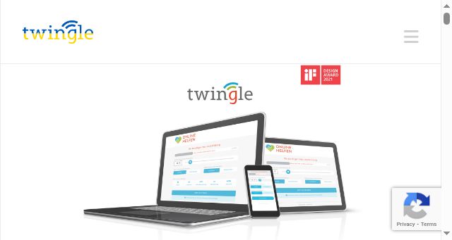 Screenshot of twingle.de