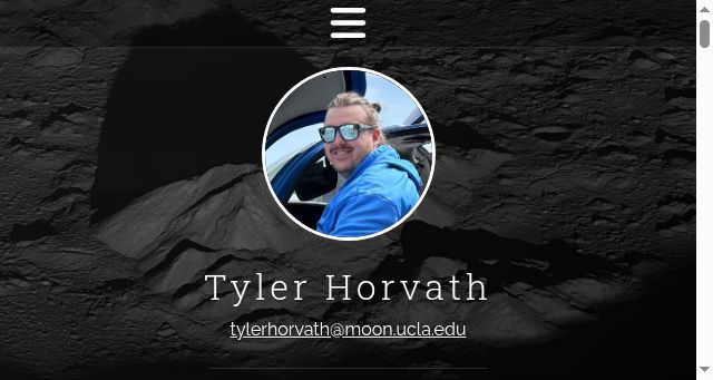 Screenshot of tylerhorvath.space