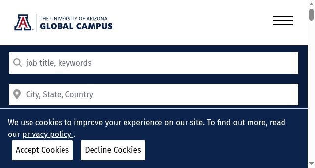 Screenshot of uagc.careers