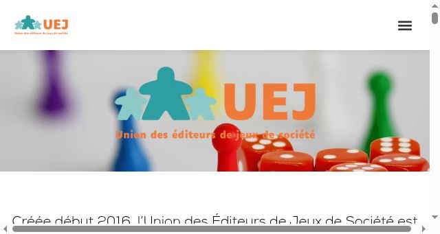 Screenshot of uej.fr