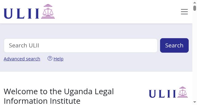 Screenshot of ulii.org
