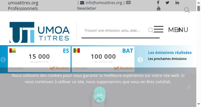 Screenshot of umoatitres.org