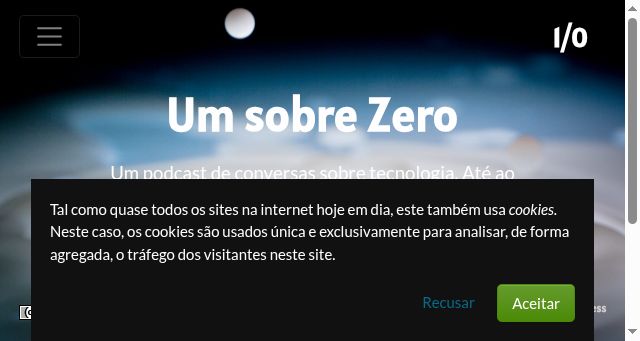 Screenshot of umsobrezero.com