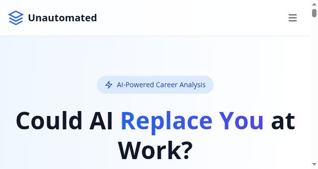 Screenshot of unautomated.xyz