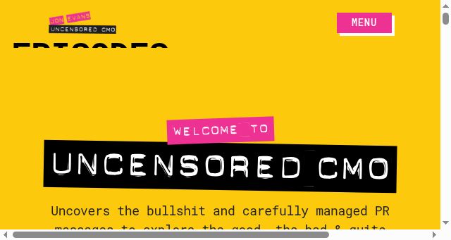 Screenshot of uncensoredcmo.com