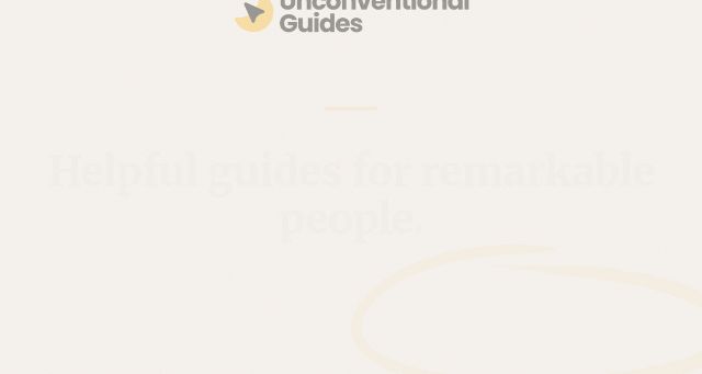 Screenshot of unconventionalguides.com