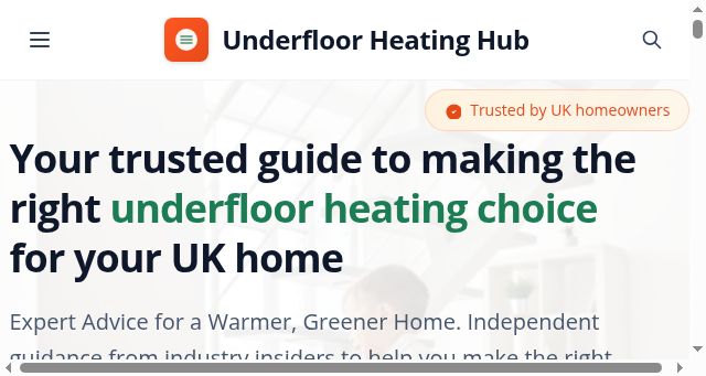 Screenshot of underfloorheating.info