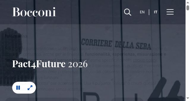 Screenshot of unibocconi.it