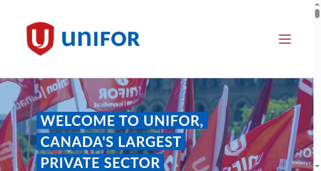 Screenshot of unifor.org