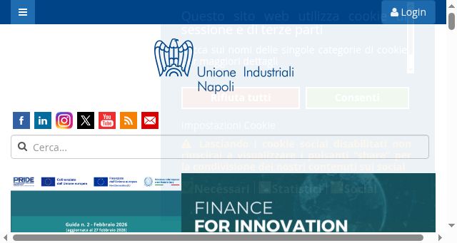 Screenshot of unindustria.na.it