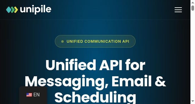 Screenshot of unipile.com