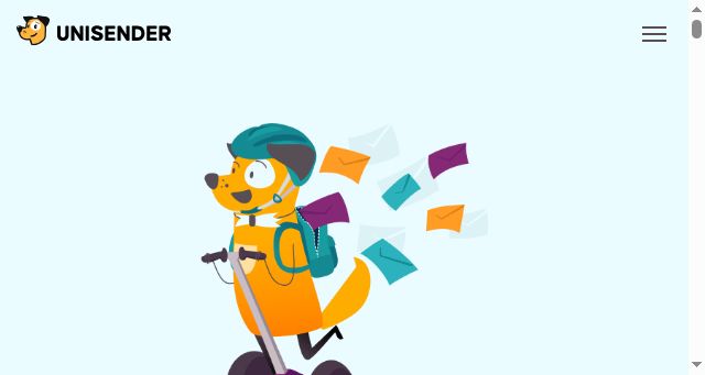 Screenshot of unisender.com