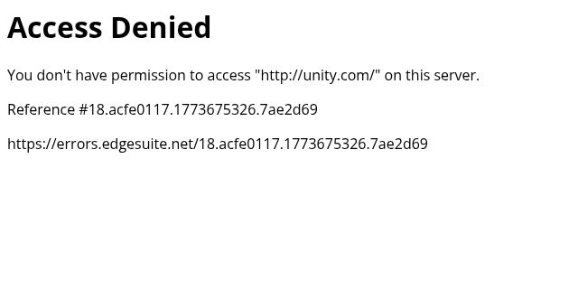 Screenshot of unity.com