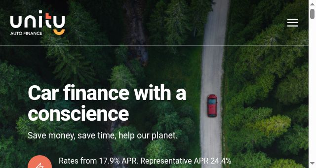 Screenshot of unityauto.finance
