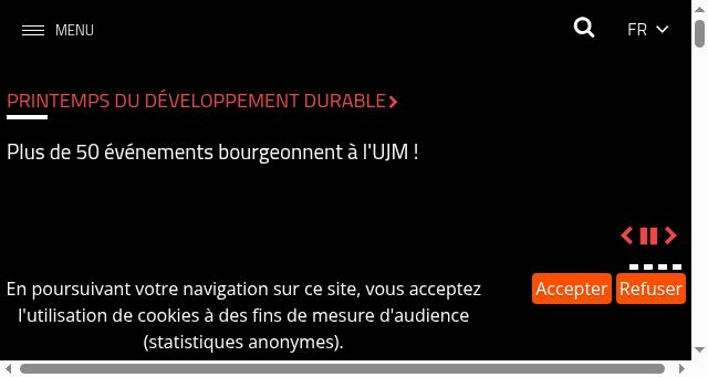 Screenshot of univ-st-etienne.fr
