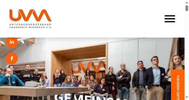 Screenshot of unternehmerverband-miesbach.de