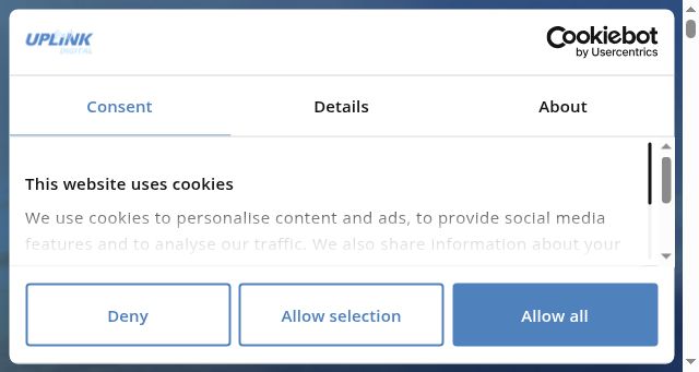 Screenshot of uplink-digital.de