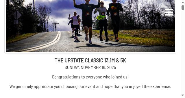 Screenshot of upstateclassic.com