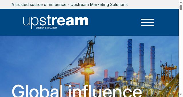 Screenshot of upstreamadvertise.com