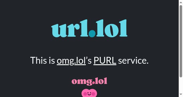 Screenshot of url.lol