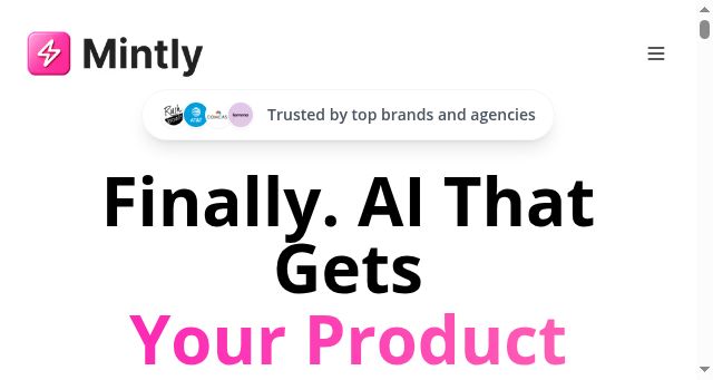 Screenshot of usemintly.com