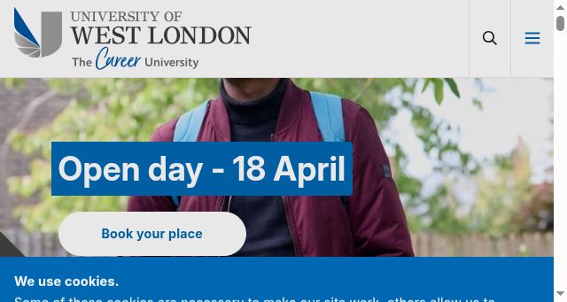 Screenshot of uwl.ac.uk