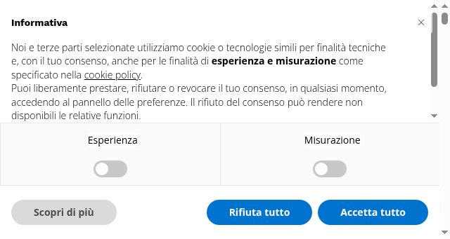 Screenshot of valored.it