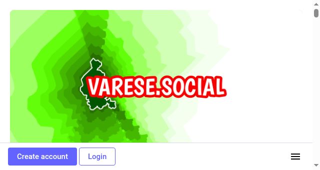 Screenshot of varese.social