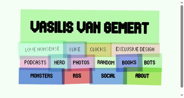 Screenshot of vasilis.nl