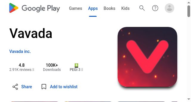 Screenshot of vavada-ios-app.com