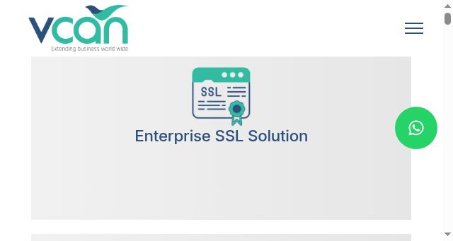 Screenshot of vcantech.com