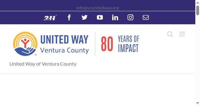 Screenshot of vcunitedway.org