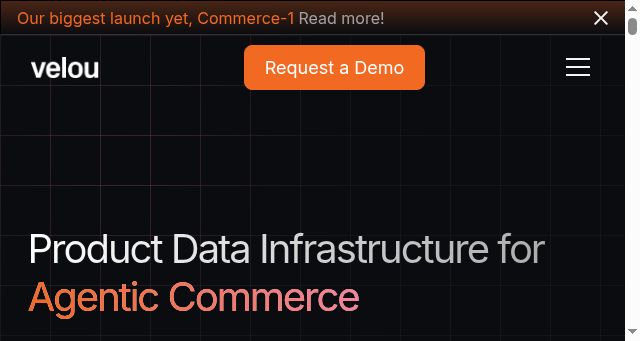 Screenshot of velou.com