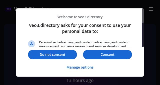 Screenshot of veo3.directory
