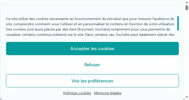 Screenshot of verallia.com