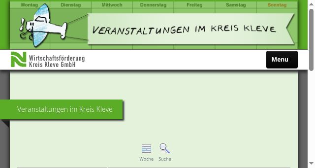 Screenshot of veranstaltungen-kreis-kleve.de