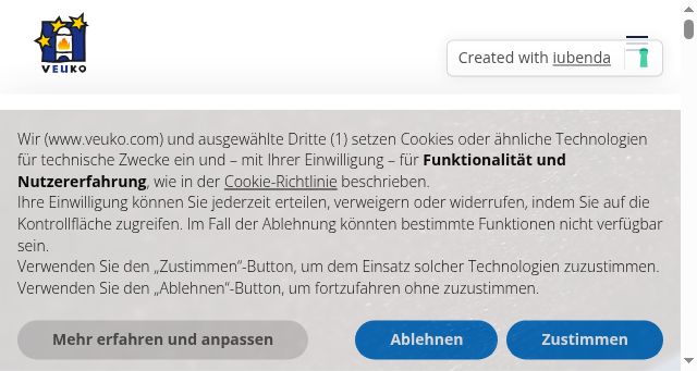 Screenshot of veuko.com
