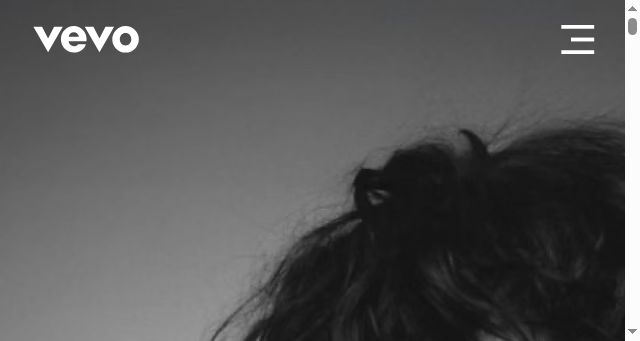 Screenshot of vevo.com