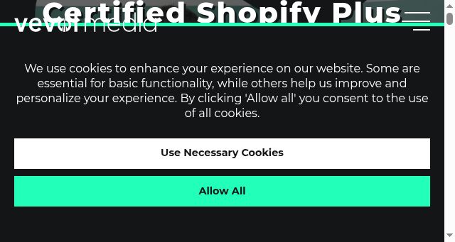 Screenshot of vevolmedia.com
