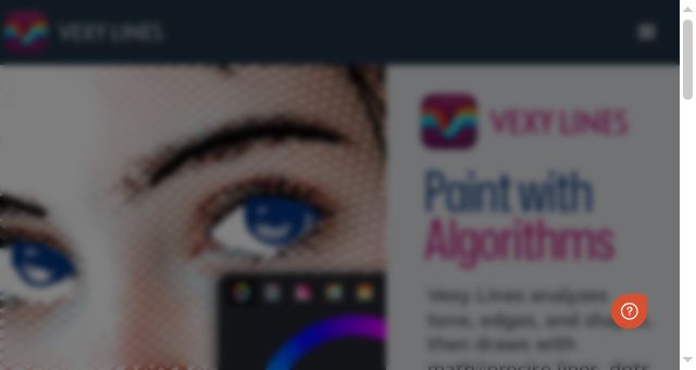 Screenshot of vexy.art